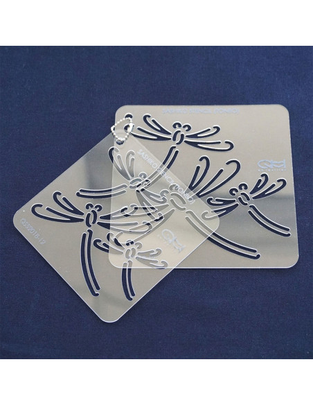 Set di 2 modelli per stencil sashiko - Tonbo