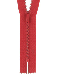 Cerniera pantalone - Rosso sangue
