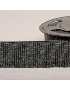 Elastico a coste per gonna - Grigio scuro