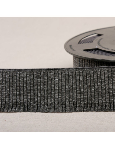 Elastico a coste per gonna - Grigio scuro
