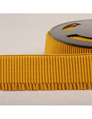 Elastico a coste per gonna - Senape