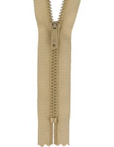 Cerniera pantaloni - Beige antilope