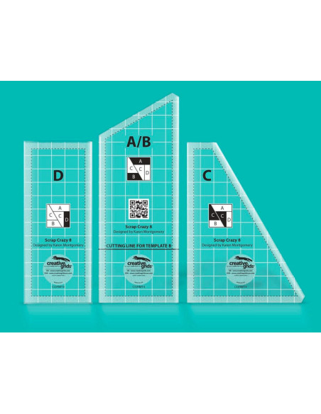 Set di regole Non-Slip Scrap Crazy Creative Grids