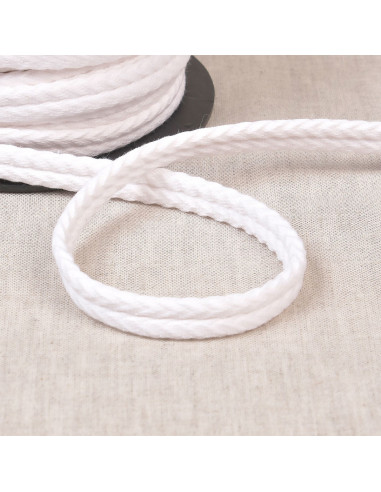 Cordone doppio profilo a chevron - Bianco
