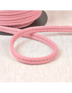 Cordone doppio profilo a chevron - Rosa antico