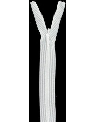 Cerniera invisibile - Bianco