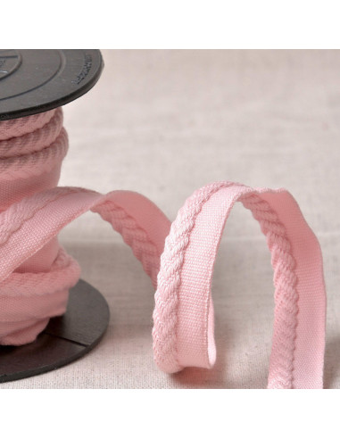 Cordoncino con profilo a spina di pesce - Rosa chiaro