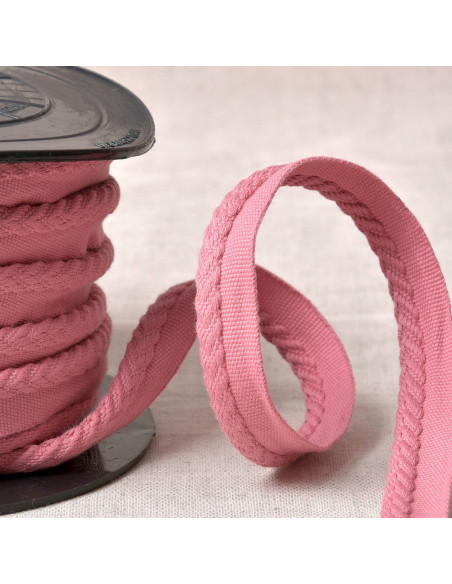 Cordoncino a spina di pesce - Rosa antico