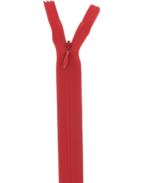 Cerniera invisibile - Rosso sangue