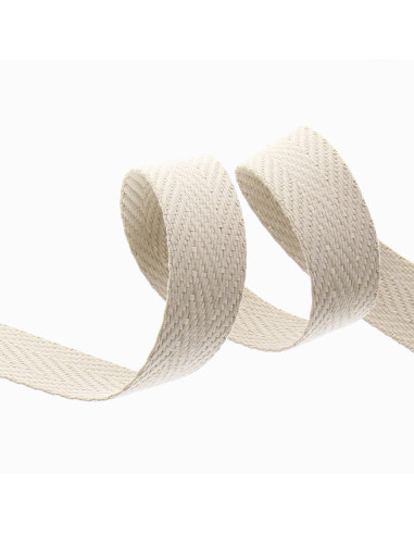 Tracolla a spina di pesce - Beige