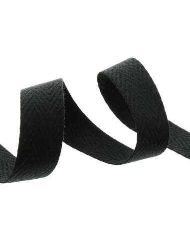 Tracolla a spina di pesce - Nero