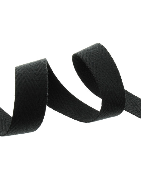 Tracolla a spina di pesce - Nero