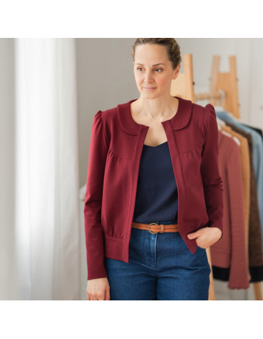 Modello di gilet Gemme - Anna Rose patterns