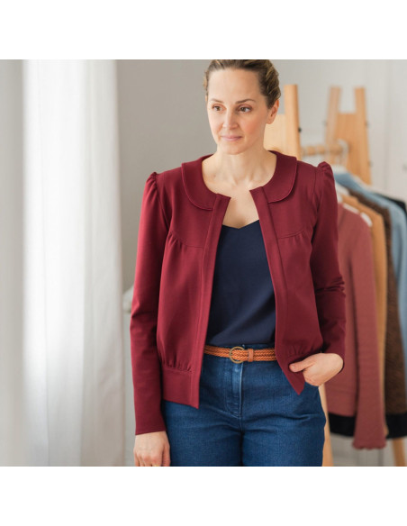 Modello di gilet Gemme - Anna Rose patterns