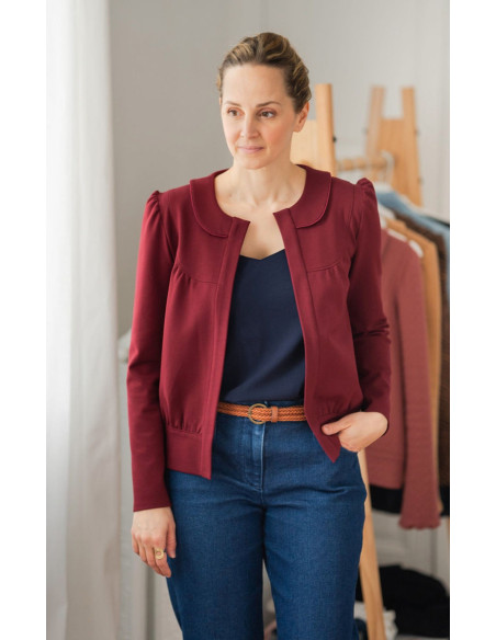 Modello di gilet Gemme - Anna Rose patterns