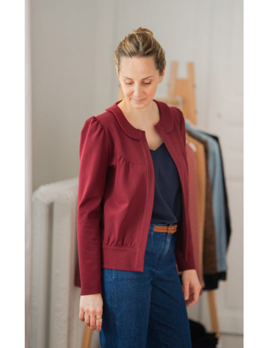 Modello di gilet Gemme - Anna Rose patterns