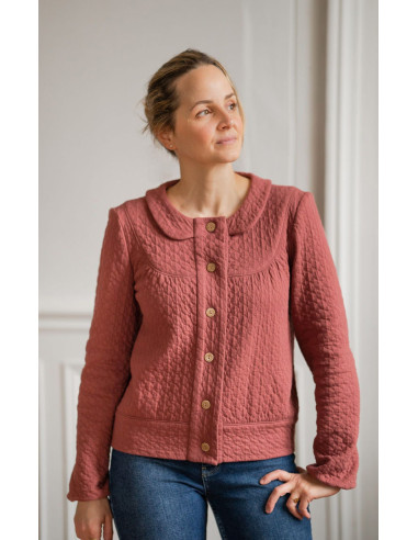 Modello di gilet Gemme - Anna Rose patterns