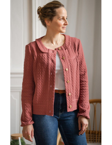Modello di gilet Gemme - Anna Rose patterns