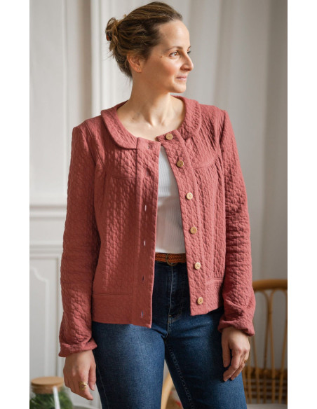 Modello di gilet Gemme - Anna Rose patterns