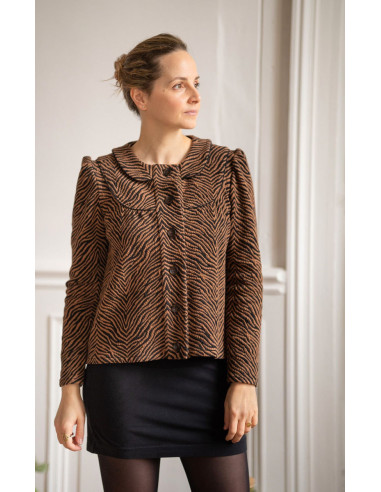 Modello di gilet Gemme - Anna Rose patterns