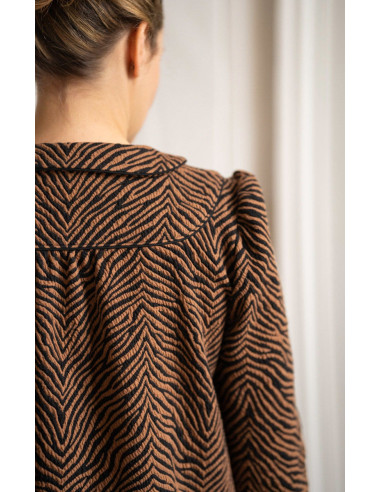 Modello di gilet Gemme - Anna Rose patterns