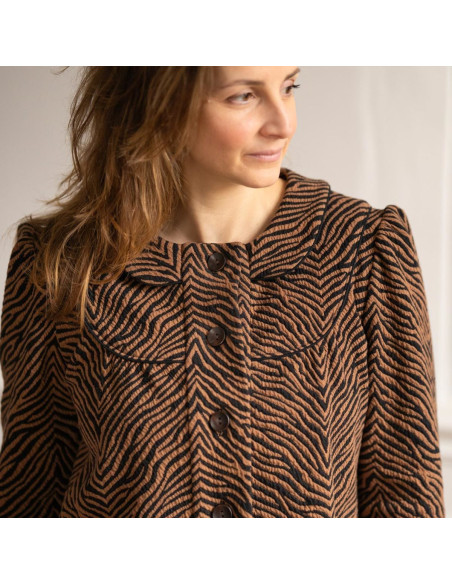 Modello di gilet Gemme - Anna Rose patterns