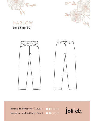 Modello di pantaloni Harlow - Joli Lab
