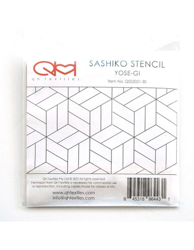 Set di 2 modelli per stencil sashiko - Yose-Gi