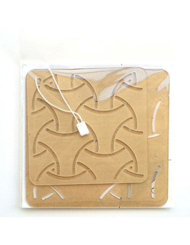 Set di 2 modelli per stencil sashiko - Maru-Bishamon