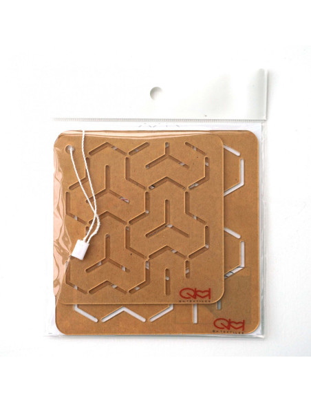 Set di 2 modelli per stencil sashiko - Bishamon-Kikko