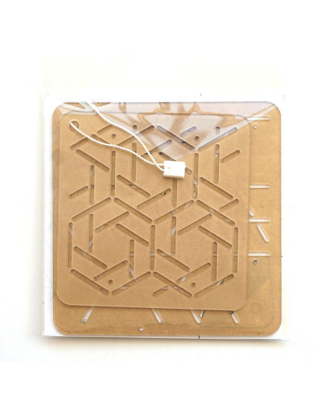 Set di 2 modelli per stencil sashiko - Musubi-Kasane-Kikkou