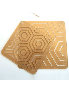 Set di 2 modelli per stencil sashiko - Kikkou
