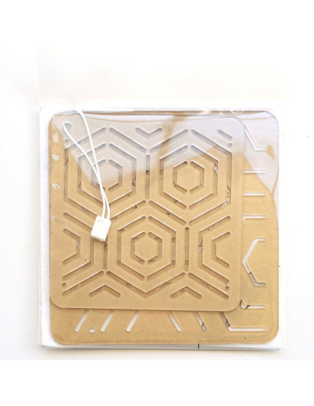 Set di 2 modelli per stencil sashiko - Kikkou