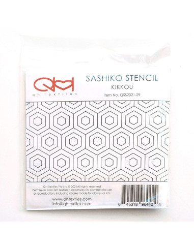 Set di 2 modelli per stencil sashiko - Kikkou