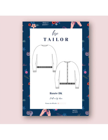 Schema di maglia - Maglione Rosée DK - Lise Tailor