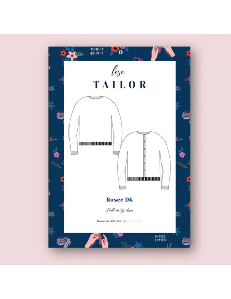Schema di maglia - Maglione Rosée DK - Lise Tailor