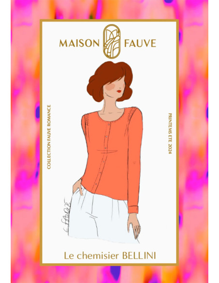 Modello di camicetta Bellini - Maison Fauve