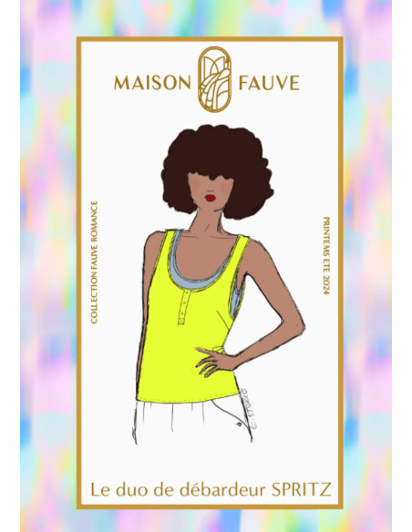 Modello di canottiere Spritz - Maison Fauve