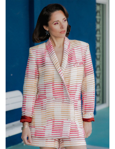 Modello di blazer Mimosa - Maison Fauve