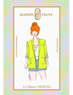 Modello di blazer Mimosa - Maison Fauve 2