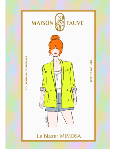 Modello di blazer Mimosa - Maison Fauve