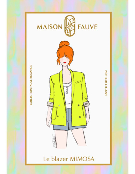 Modello di blazer Mimosa - Maison Fauve