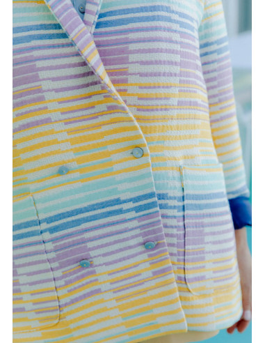 Modello di blazer Mimosa - Maison Fauve