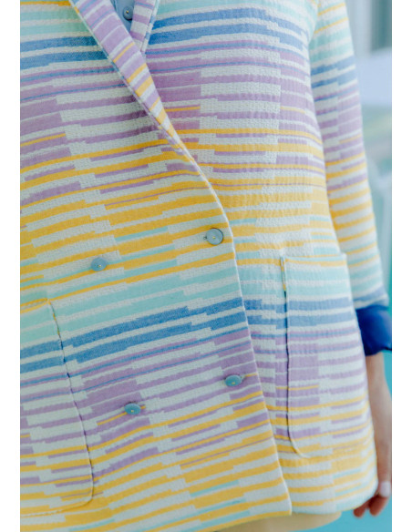 Modello di blazer Mimosa - Maison Fauve