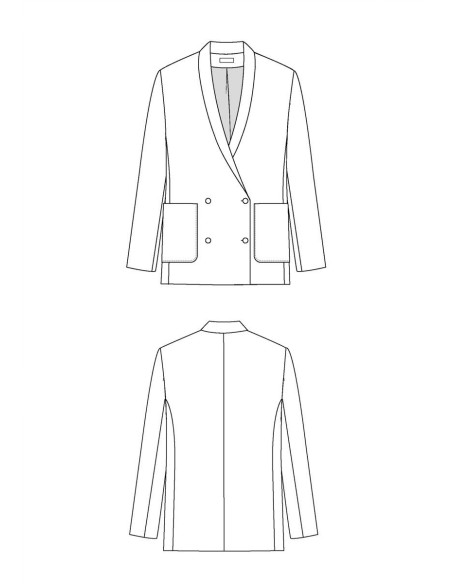 Modello di blazer Mimosa - Maison Fauve