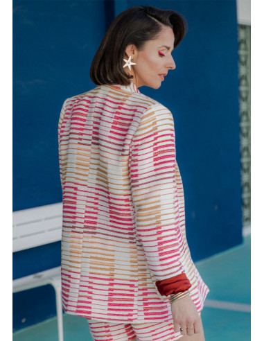 Modello di blazer Mimosa - Maison Fauve