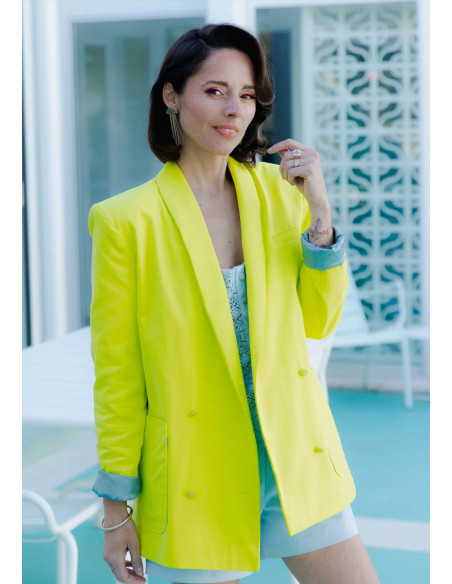 Modello di blazer Mimosa - Maison Fauve