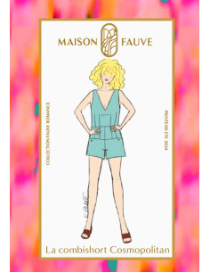 Modello di tuta corta Cosmopolitain - Maison Fauve 2