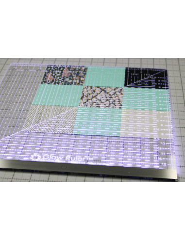Regola patchwork luminosa Carolina Moore 12,5 x 12,5 pollici