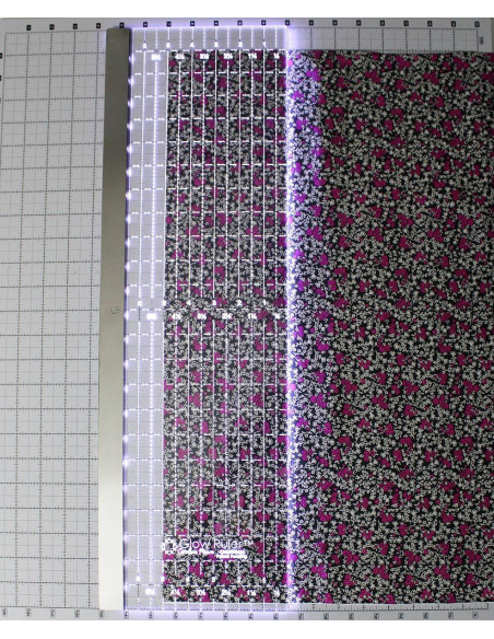 Regola patchwork luminosa Carolina Moore 6.5 x 24.0 pollici